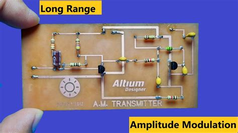 Building A Super Simple Am Radio Transmitter Circuit Very Easy Youtube