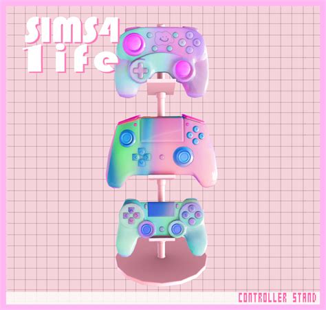 Sims41ife New Mesh Part 2 Of The Gamer Set That I Posted On