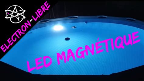 LUMIÈRE DE PAROI PISCINE LED MAGNÉTIQUE INTEX YouTube