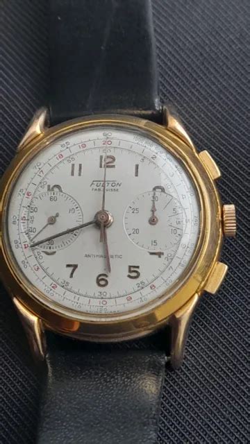 Chronographe Fulton Suisse Vintage Landeron Swiss Eur