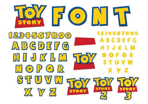 Toy Story FONT SVG, Toy Story SVG, Toy Story Alphabet Svg, Toy Story ...