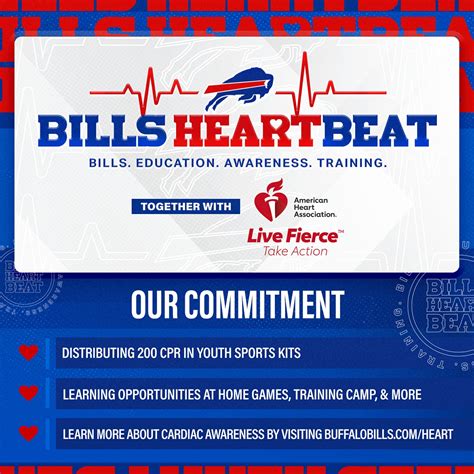 Nfl Buffalo Bills And The American Heart Association Teaming Up To Save Lives Through Cpr