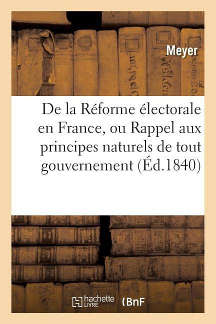 Sciences Sociales De La R Forme Lectorale En France Ou Rappel Aux