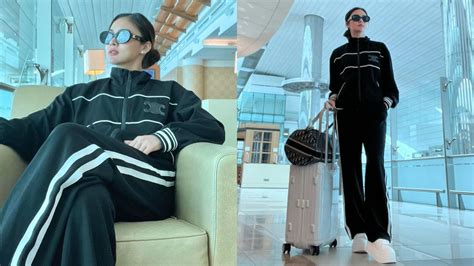 Kim Chiu Wears a Cozy Designer Outfit at the Airport | Preview.ph