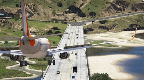 Emergency Landing On Busy Highway Gta Youtube