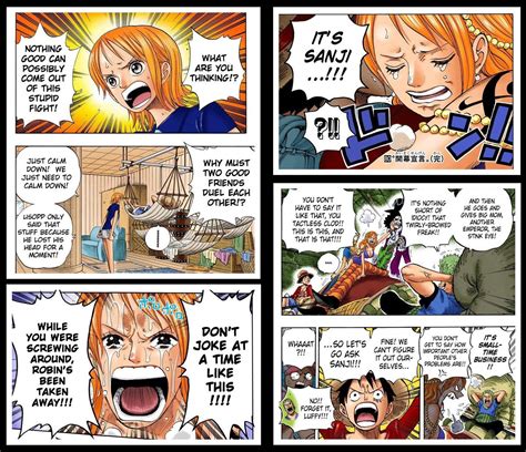 Nami And Luffy Fighting