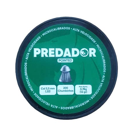 Chumbinho Predador Cubic Pointed 5 5mm 22 200un Prime Guns