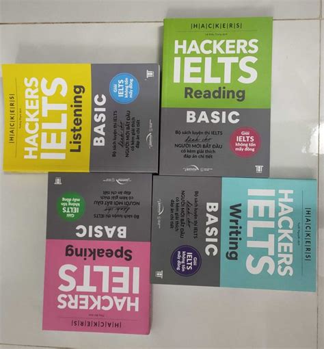 Combo Cu N Hackers Ielts Basic Listening Reading Speaking