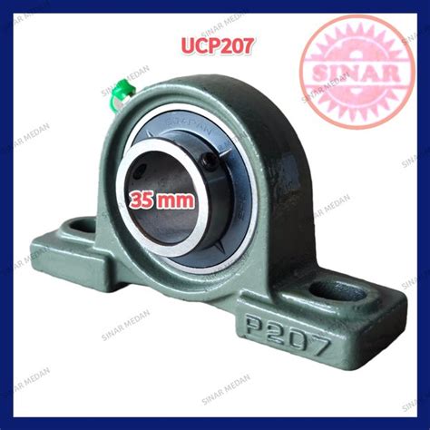 Jual BEARING UCP 207 PILLOW BLOCK UCP207 35MM LAHAR DUDUK 1 PC Di Lapak