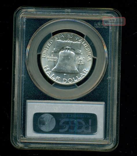 D Franklin Silver Half Dollar Pcgs Ms