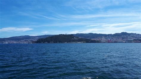 Foto La Virgen De La Gu A Desde La Ria De Vigo Vigo Pontevedra Espa A