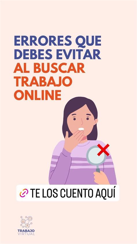 Errores Al Buscar Trabajo Online Consejos Y Trucos Busco Trabajo