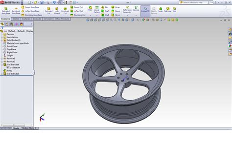 Tutorial How To Create Car Rims In Solidworks Grabcad Tutorials