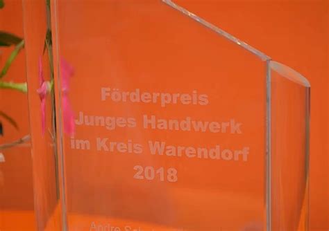 Verleihung des Förderpreises Junges Handwerk im Kreis Warendorf KH