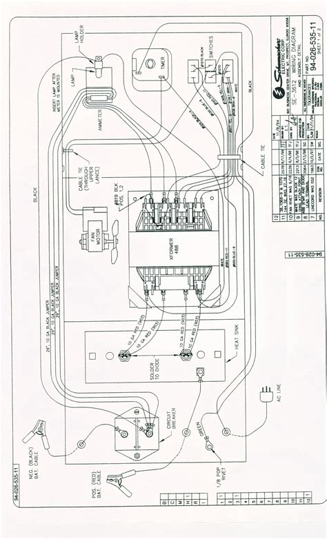 Schumacher Battery Charger Wiring Schematic