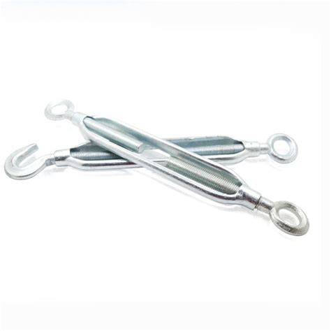 Galvanized Din Carbon Steel Zinc Plated Brace Eye Hook Turnbuckle