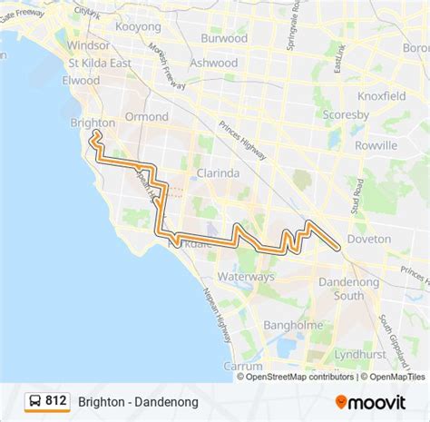 812 Route Schedules Stops Maps Brighton Updated