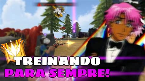 💜 Free Fire Ao Vivo 💜 Treinando Pra Sempre 💜 RushadÃo Na Ranqueada💜