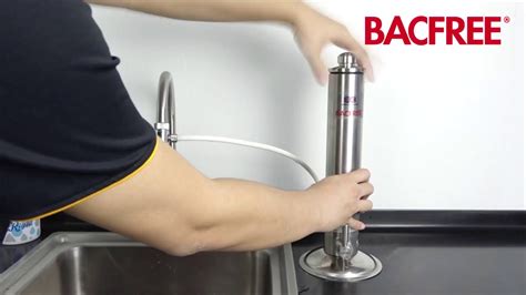 How To Clean Bacfree BS3 BS3A Direct Drinking Kitchen Water Filter