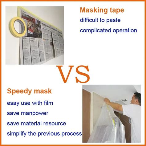 Speedy Masking Film Covering Tape For Painting Buy Masking Tape Masking Film Printing Masking