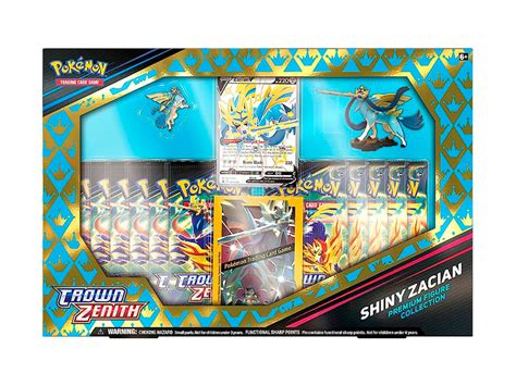 Shiny Zacian Premium Figure Collection Pokemon TCG ESPAÑOL Mana