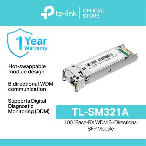 TP Link TL SM321A 1000Base BX WDM Bi Directional SFP Fiber