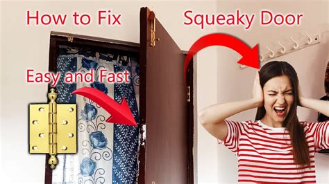 How To Fix Squeaky Door Hinges Youtube