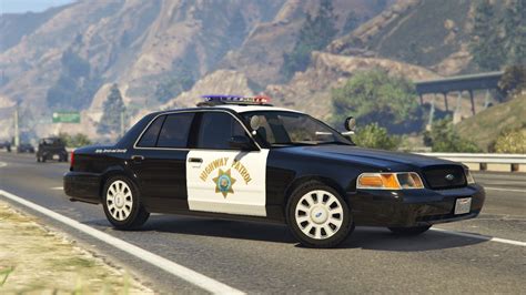 1999 Ford Crown Victoria LAPD Highway Patrol Paintjob GTA5 Mods