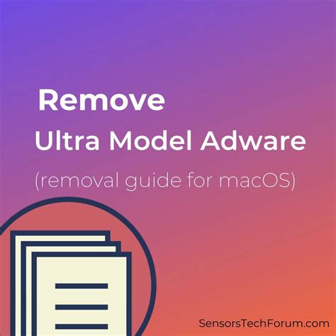 How To Remove Ultra Model Adware Mac Virus Removal Guide