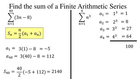 Sum Of Arithmetic Sequence