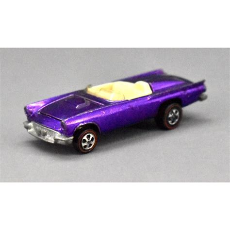 Redline Hot Wheels Purple Us Classic 57 T Bird