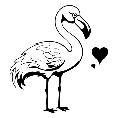 Flamingo Ilustra O Vetorial De Um Flamingo Em Estilo De Desenho