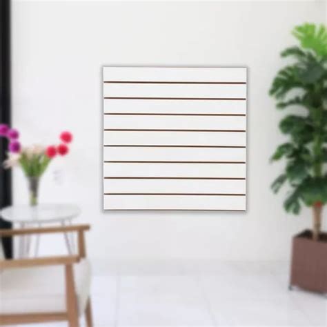 Painel Canaletado Mdf X Branco Ganchos Frete Gr Tis