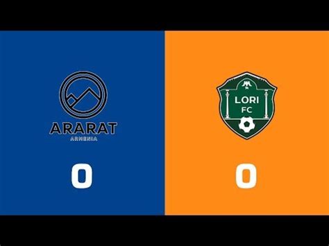 Ararat Armenia Lori 0 0 Armenian Premier League 2018 19 YouTube