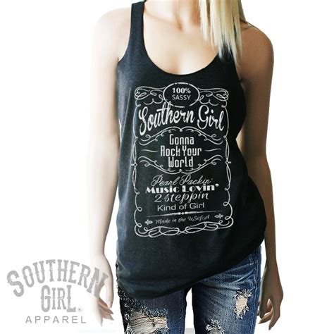 Southern Shirts Country Tank Top Sassy Shirt Southern Girl Southern Girl Shirt Country Girl