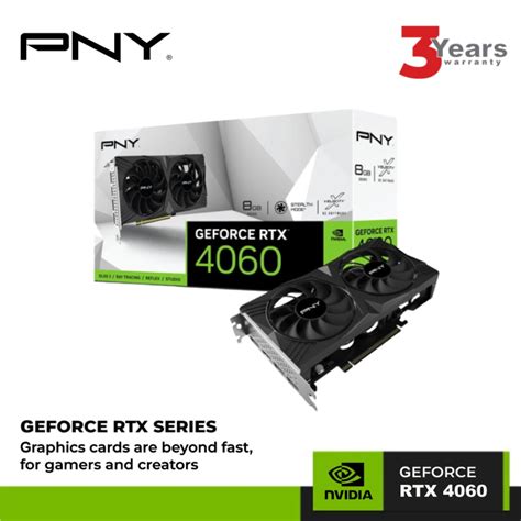 Jual Pny Geforce Rtx 4060 8gb Verto Dual Fan Shopee Indonesia