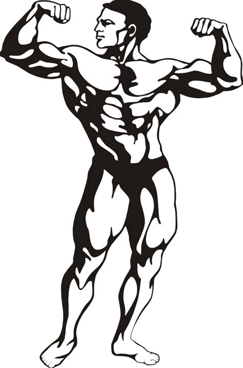 Onlinelabels Clip Art - Muscle Man Clip Art - Png Download - Full Size ...