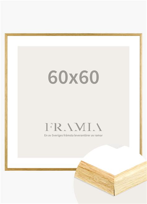 Oslo Ek 60X60 Plexiglas - Tavelramar - Framia