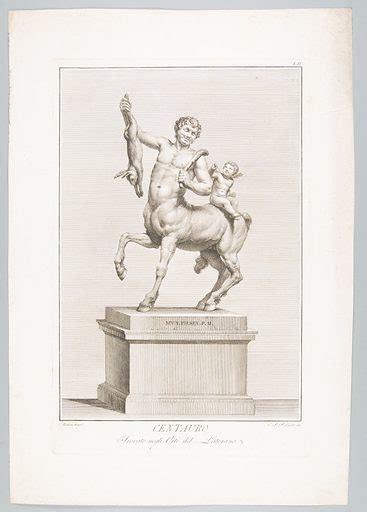 Statue Of A Centaur With Cupid Eros A Roman Copy Of A Free Public