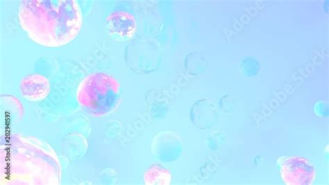 Pink And Blue Bubble Wallpaper Parketis