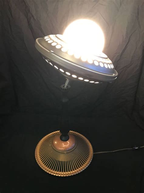 Table Lamp RETRO UFO 06 NightLight Flying Saucer Etsy