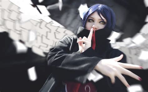 Fondos De Pantalla Naruto Shippuuden Konan Papel Ninjas Cosplay