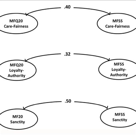 Pearson Correlations Among And Between Mfq And Mfss Three Factor