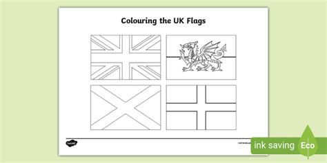 Union Jack Flag Color By Number Worksheets (Teacher-Made), 59% OFF