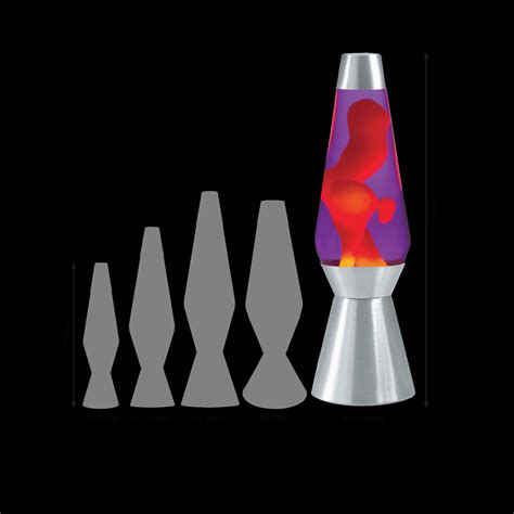 Lava Lamp 16 3 Inch Silver Base Yellow Wax Purple Liquid Canada Retrofestive Ca