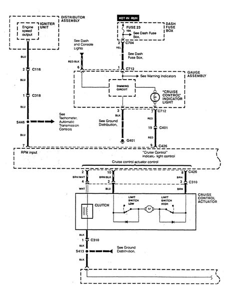 Acura Integra 1990 Wiring Diagrams Speed Control