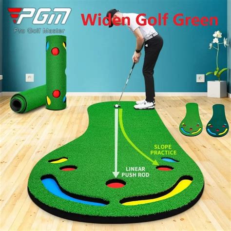 Pgm Widen Portable Golf Green Nature Slope Durable Putting Green Mats