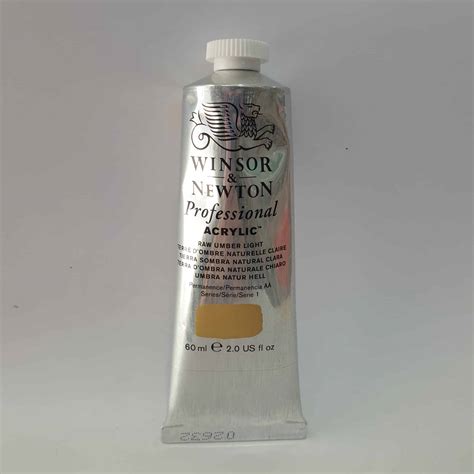 Winsor Newton Professional Acrylic Colour 60ml Raw Umber Light