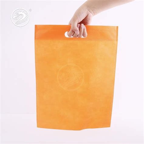 White Promotional Bags Non Woven Bag D Cut For Shopping Capacity 5