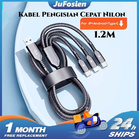 Jual Cod In Nanvan Kabel Data Fast Charging M All Tipe Hp Shopee